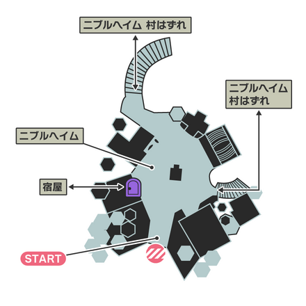 ニブルヘイムのマップ