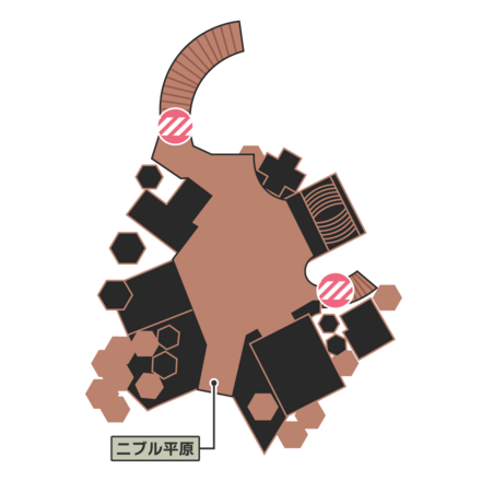 ニブルヘイム（夜）のマップ