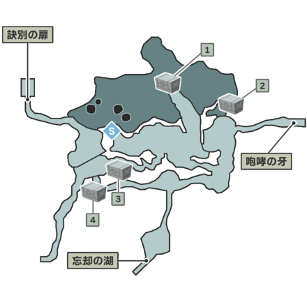 審判の淵のマップ