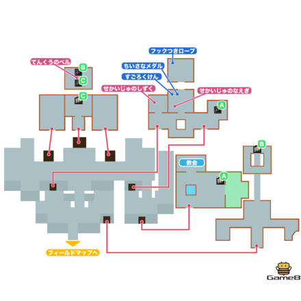 ドラクエ5】地下遺跡の洞窟から妖精の城までの攻略｜チャート10