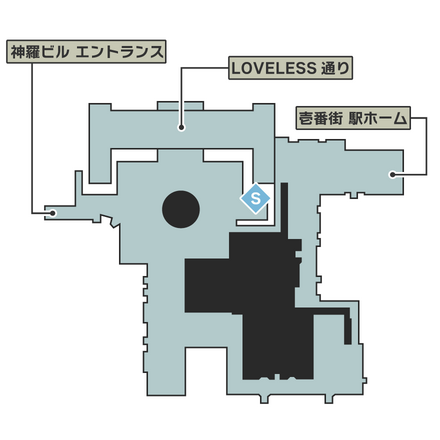 八番街噴水広場のマップ