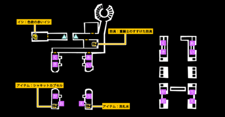 古城3階下層マップ