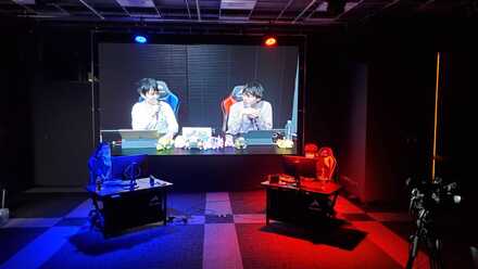 決勝戦のスポンジ選手VSくろこ選手