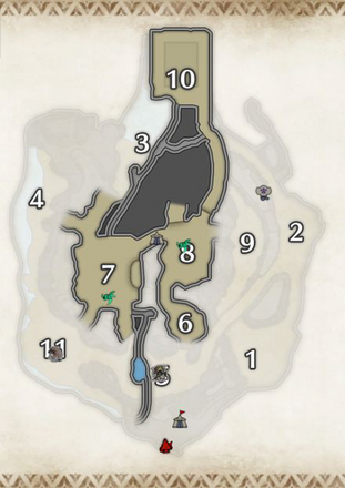 翔蟲の密林の下層