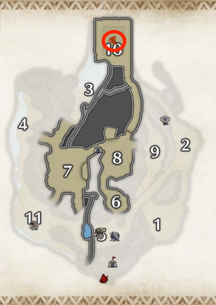 ホムラチョウの密林の下層