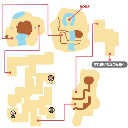 火炊きスライムの森マップ