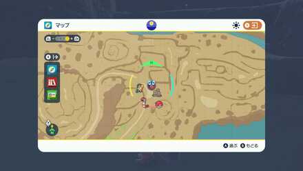 ハッコウシティ北東拡大マップ