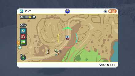 ハッコウシティ北拡大マップ