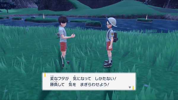 トレーナーとバトル