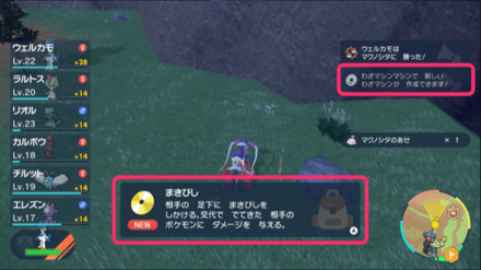 わざマシンを入手