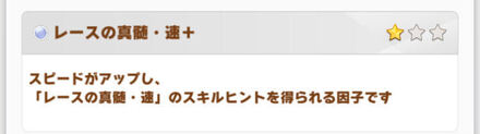 レースの真髄+