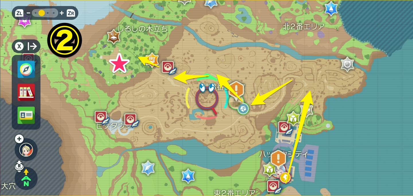 どく組アジトへのおすすめルート