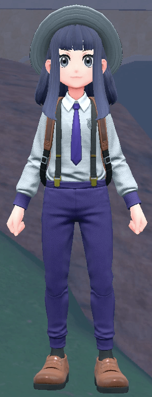 バイオレット女の子春