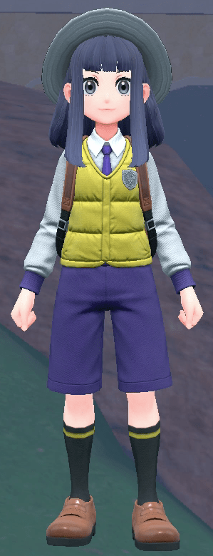 バイオレット女の子秋