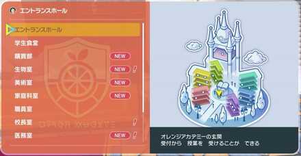 アカデミーでできることを確認