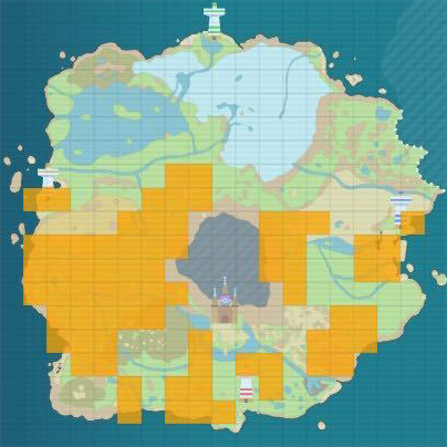 モノズの生息地