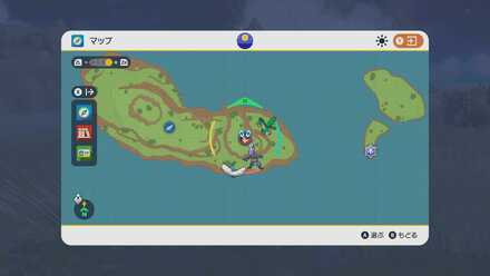 ディンルーの杭のマップ