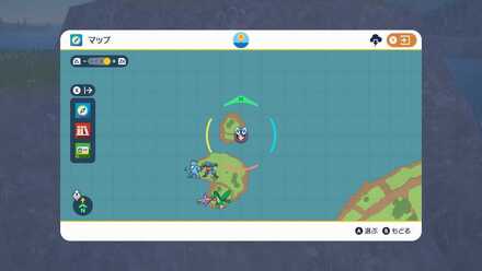 ディンルーの杭のマップ