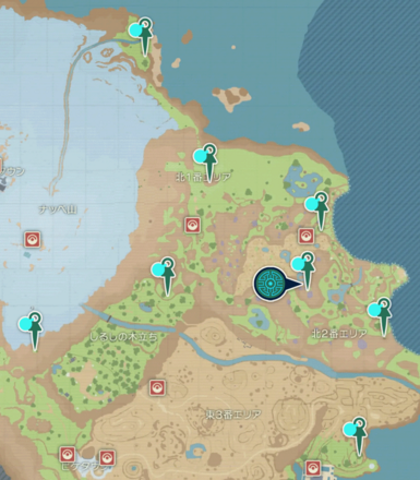 イーユイの杭の場所一覧