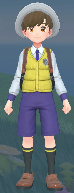 バイオレット男の子秋