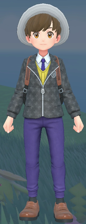 バイオレット男の子冬