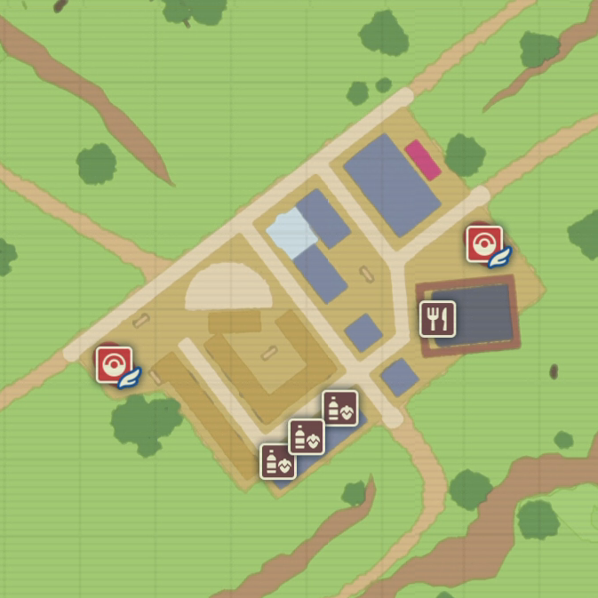 チャンプルタウンのマップ