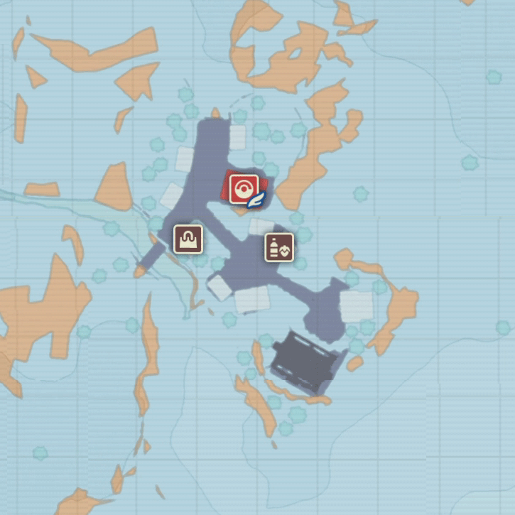 フリッジタウンのマップ