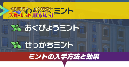 ミントの入手方法と効果