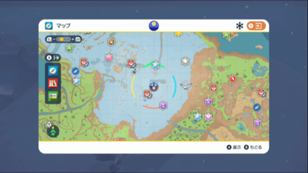 パルデア最高峰の場所マップ