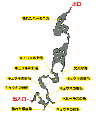 ネブラ森林のマップ画像