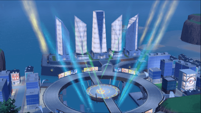 パルデア十景の100万ボルトの夜景