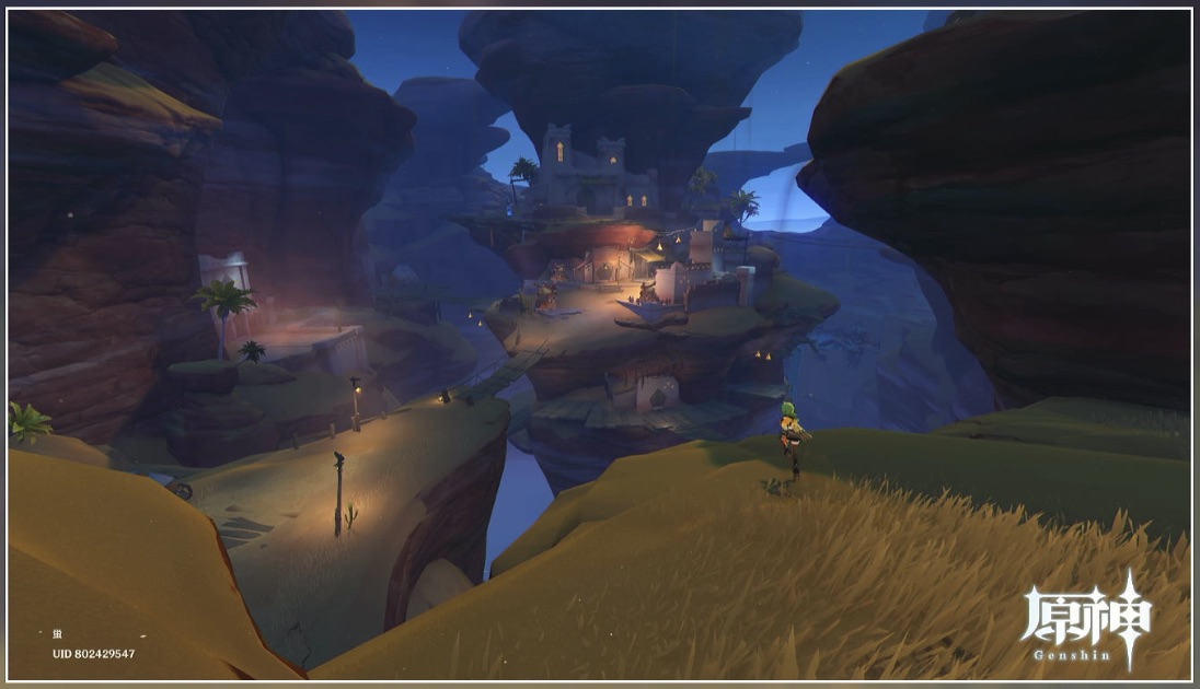 砂の中、見届ける者