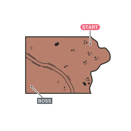 新鋭機『タランチュラ』のマップ