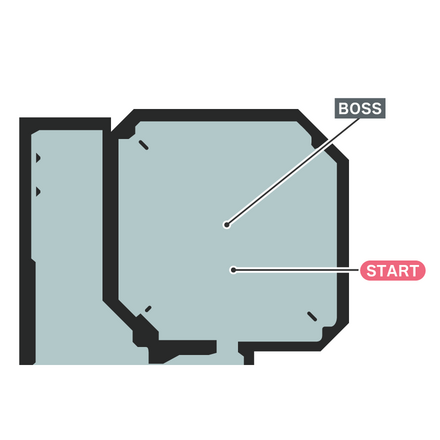 神羅軍 基本訓練のマップ