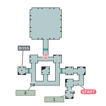 兵士の再々挑戦のマップ