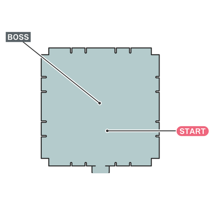 神羅軍 200人組手のマップ
