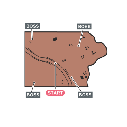 サイバー妨害工作のマップ