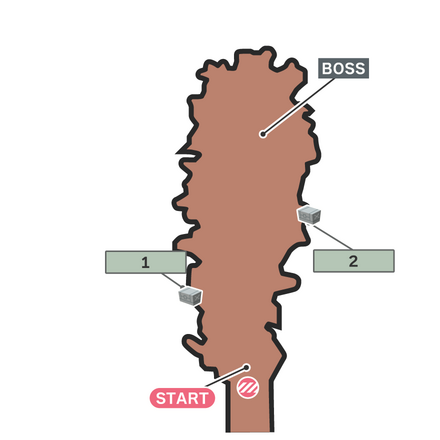 新型マシン兵器登場！のマップ