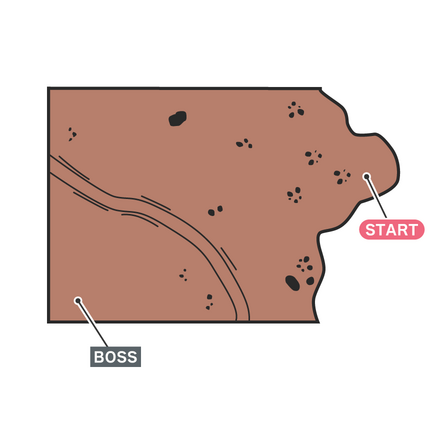 スラム街・・・自衛団のマップ