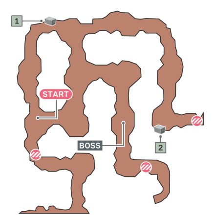 孤島を調査せよのマップ
