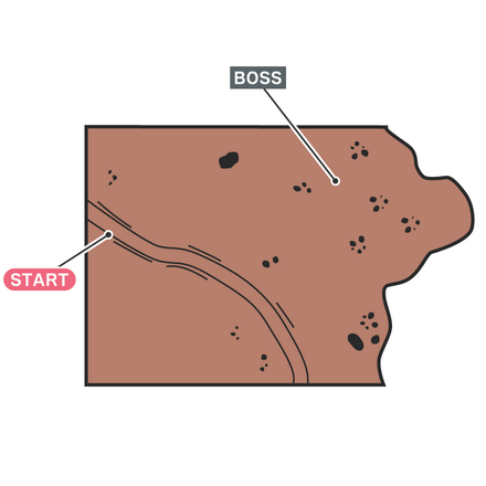 ワールドのマップ