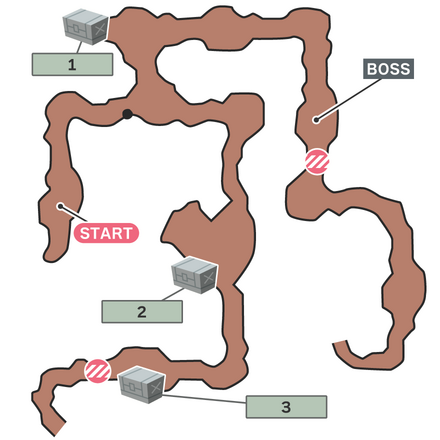 無人島作戦のマップ