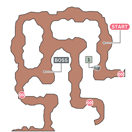 未知の島を探査せよのマップ