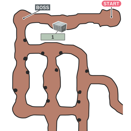 大型兵器を破壊しろ!のマップ