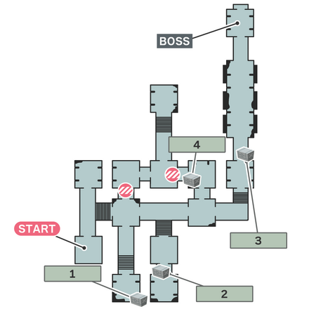 ミッドガル防衛作戦のマップ