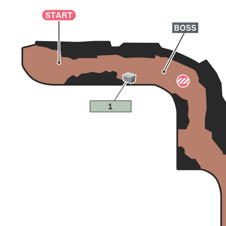 潜伏中の敵を倒せのマップ