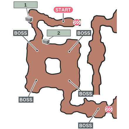 『ウータイ五聖』を倒せのマップ