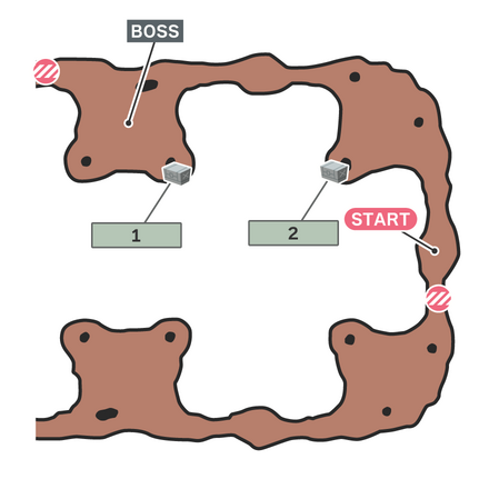 ウータイ残党を探せのマップ