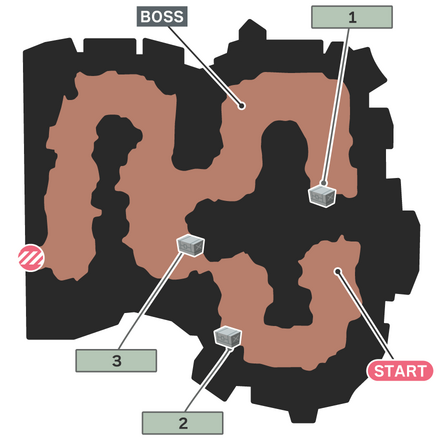 スラムでの待機のマップ