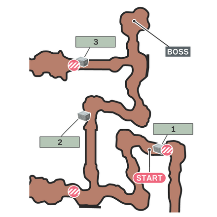 反神羅の拠点のマップ